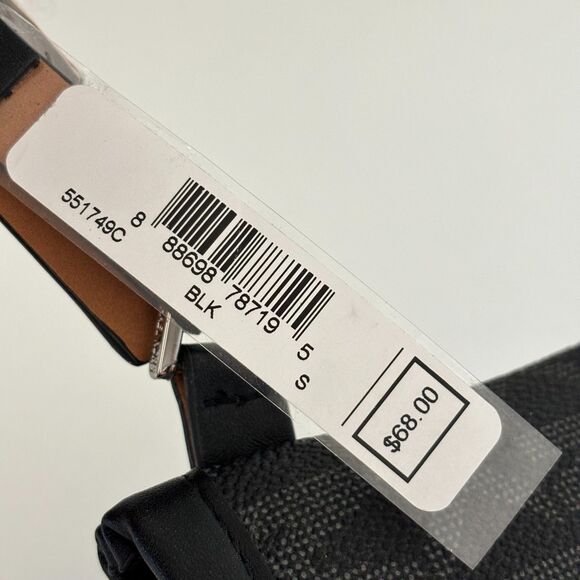 MICHAEL KORS MINI LOGO SHOULDER HANDBAG BLACK $68 NEW - Picture 4 of 9